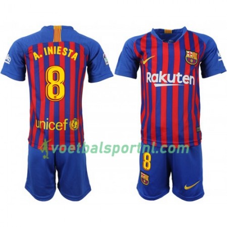 FC Barcelona A_Iniesta 8 Kind Thuis Tenue 2018-19 FC Barcelona A_Iniesta 8 Kind Thuis Tenue 2018-19